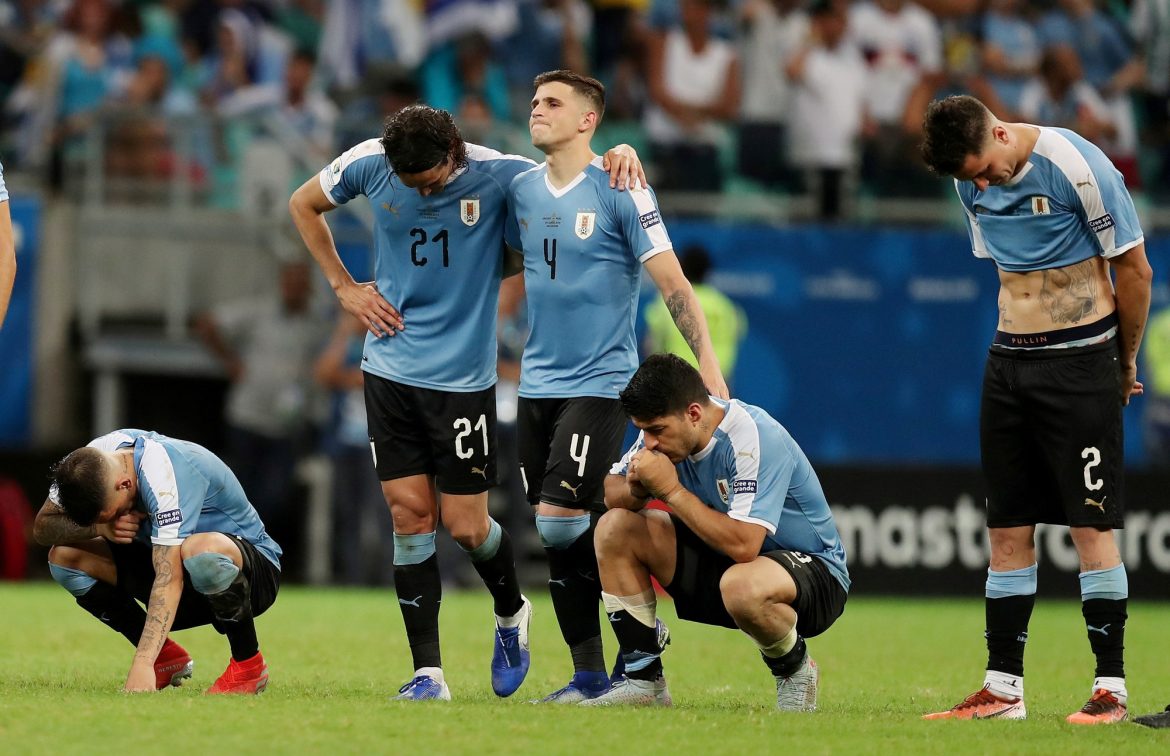 Suarez và đồng đội đã dừng bước ở tứ kết Copa America 2021