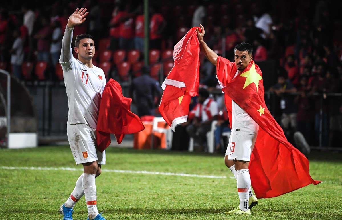 Trận đấu giữa đội tuyển Việt Nam và Trung Quốc